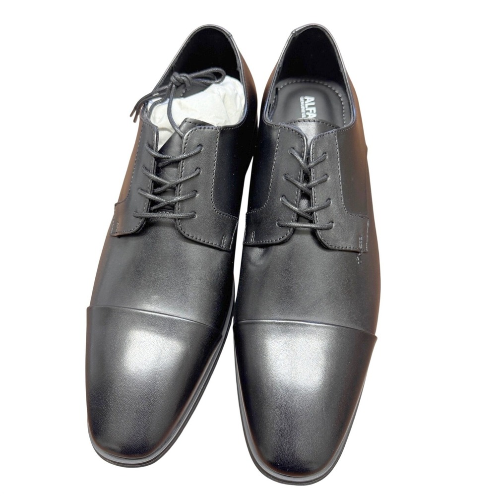 Alfani Mens Black Beauty Cap Toe Oxford Dress Shoes 13M 10021796000